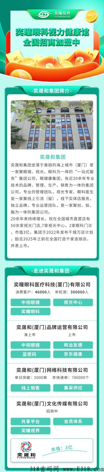 奕瞳视界，众筹模式，政策置顶6月底上线，实体老牌公司支持考察