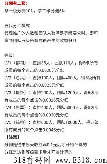至尊视界：VIP视频免费看，自动分享日赚米，五级分佣