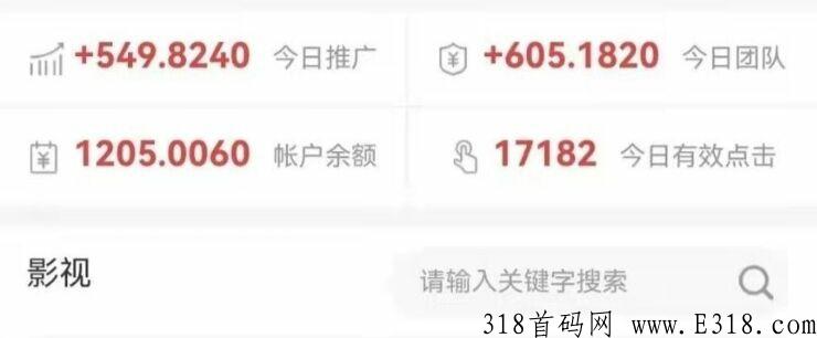 至尊视界影视分享平台单价最高，无投资，它的收益如何，稳定不稳定呢
