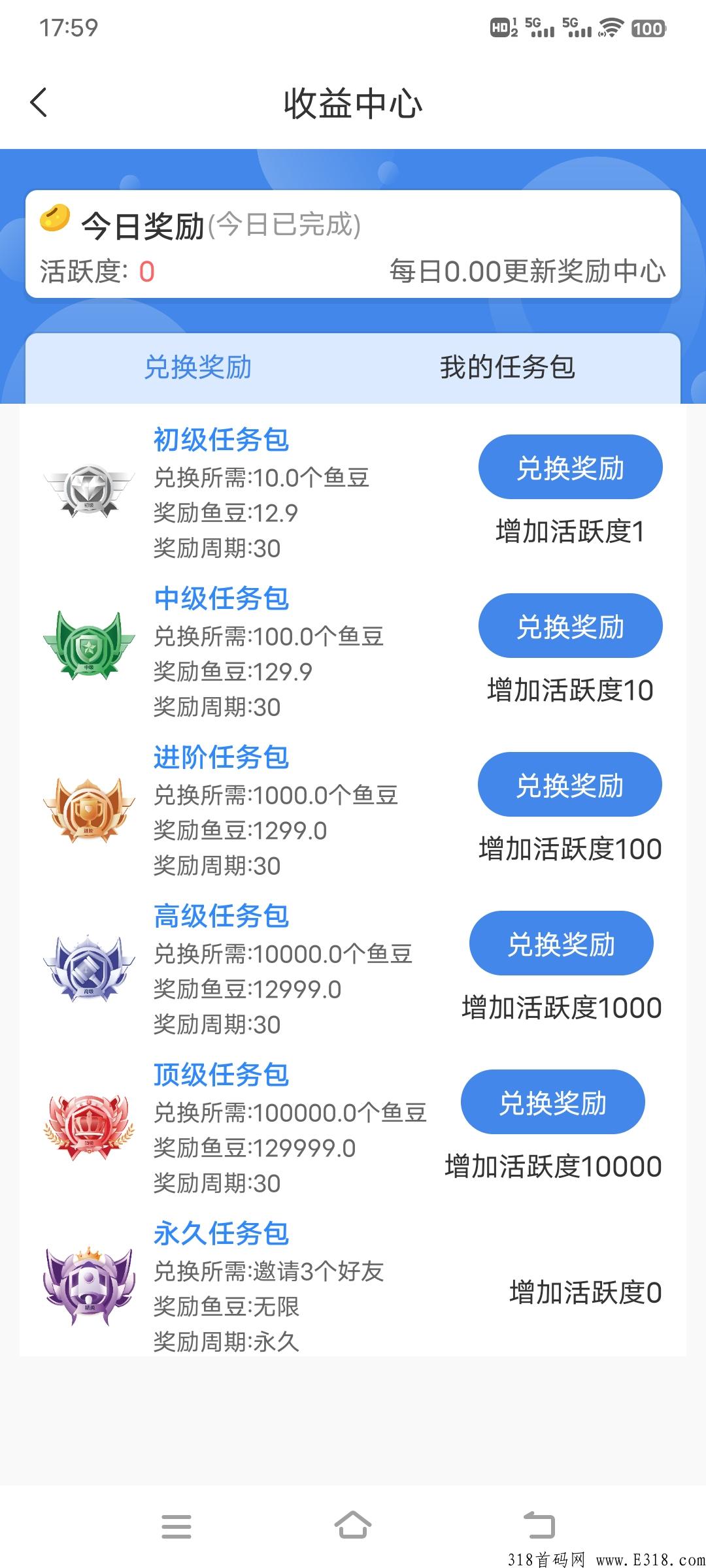 有喜有鱼，首码项目，赠送永久任务包