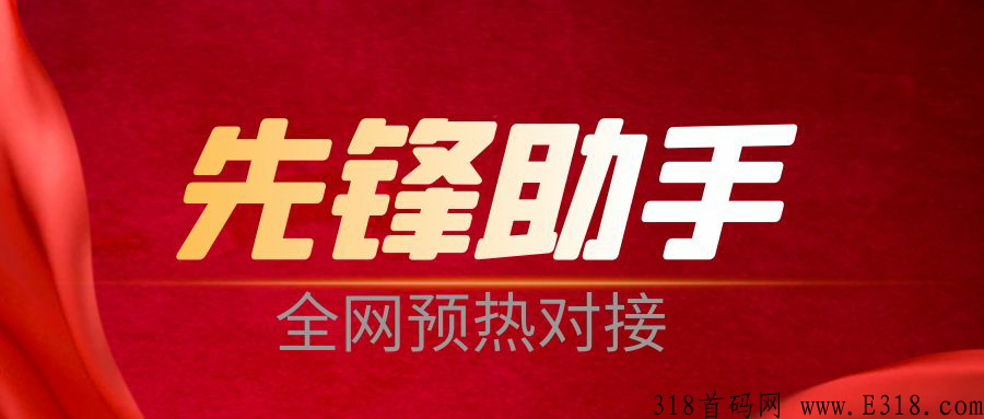 【先锋助手】对接团队长，最高扶持，绝对吃肉项目！