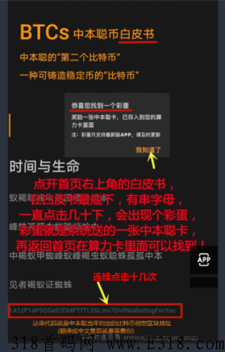 2022年成功在即，现在上车还有机会，中本聪BTCs不会让人失望