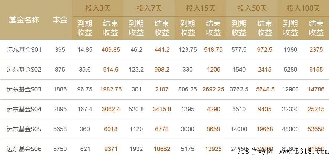 实体项目远东国富，全网最真实可靠