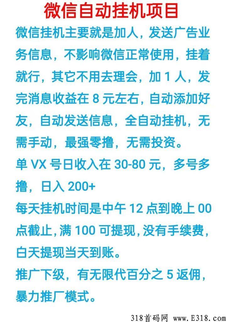 飞翔项目，每天奖励