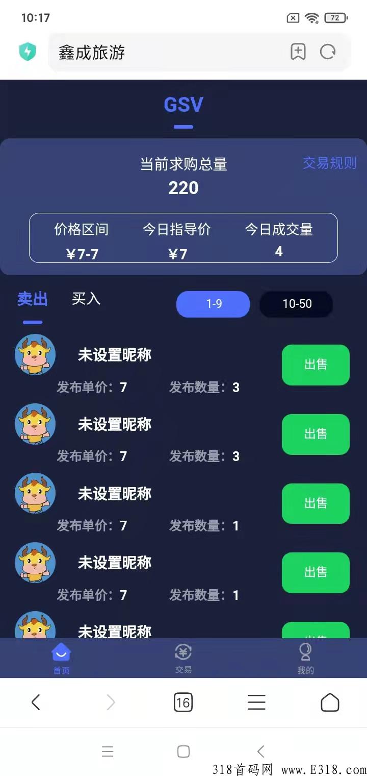 鑫城旅游首码，交易已开，无需保留