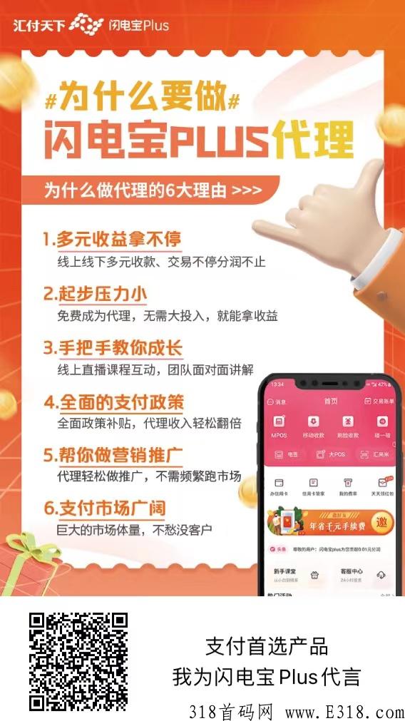 闪电宝plus，三分钟了解支付圈，副业如此简单！