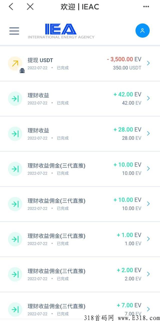 国际能源署，2022年大项目ieac（背书强大），错过后悔一生，团队扶持