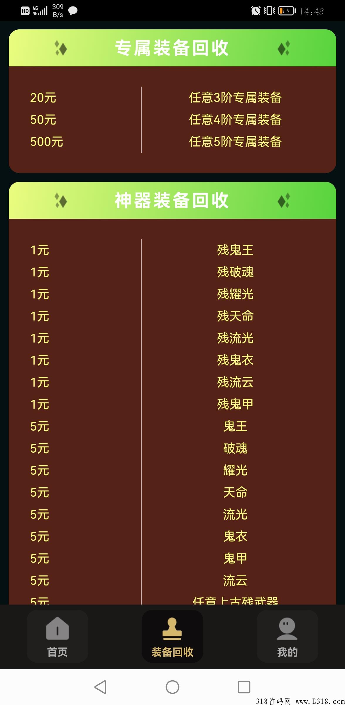 新首码项目,搬砖有米回收装备已到账
