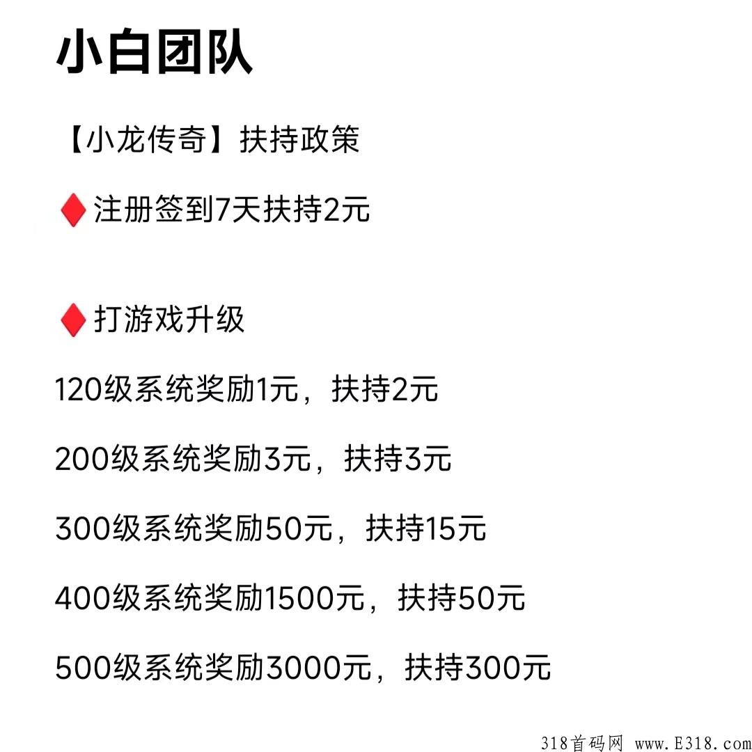 小龙传奇，每日签到必得奖励，最新传奇，速度推广