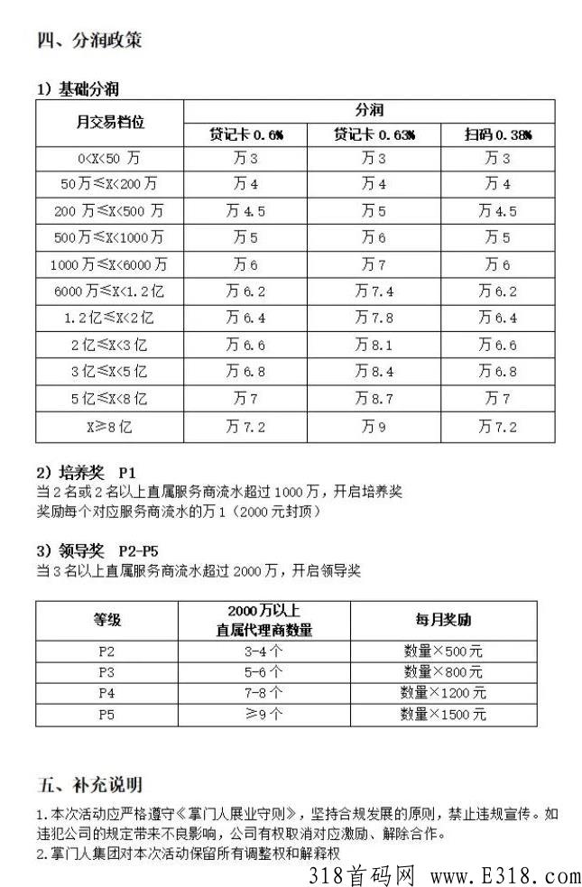 掌门人杉易宝，稳定，持久，不涨费率，不跳码！