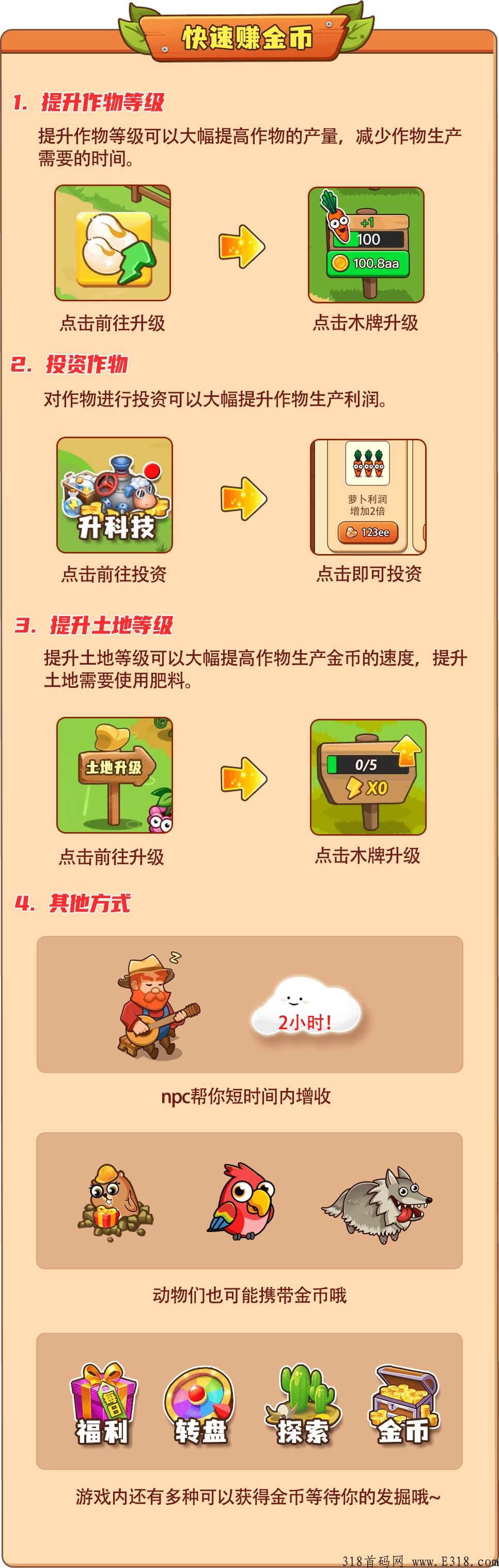 开心庄园，火爆上线，每天轻松赚米