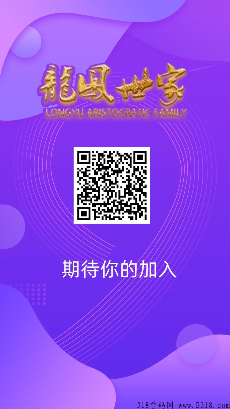 本月大项目【龙凤世家】全网招募团队长！