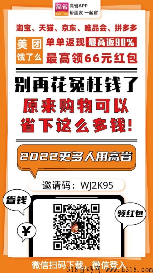 高省，2022年风口项目，0成本操作，团队扶持