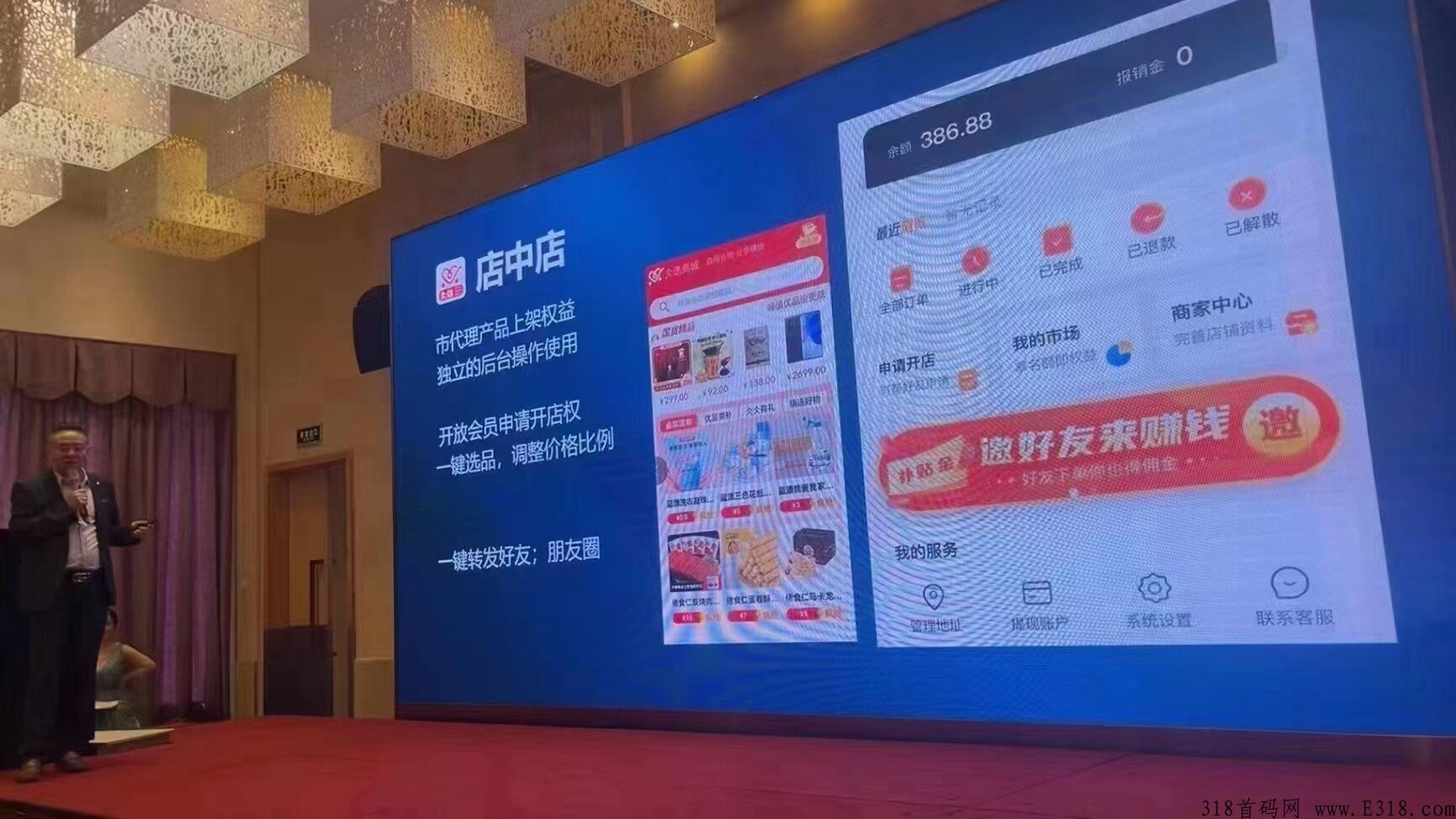 仌选商城，代扶持4，随时结算，对接实力团队