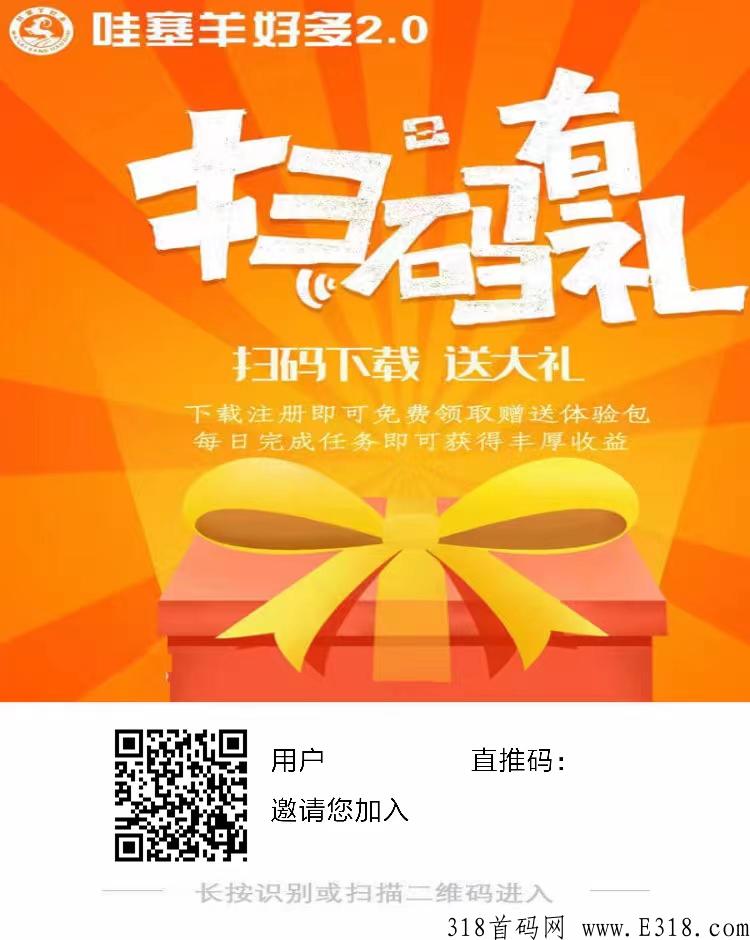 哇塞羊好多，卷轴项目代3，注册5复投5