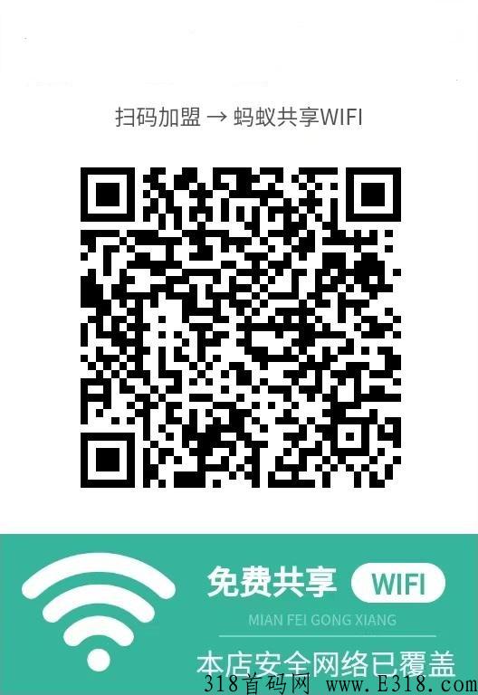 蚂蚁共享WiFi项目招募团长，连接奖励好，全网可做，免费开后台！