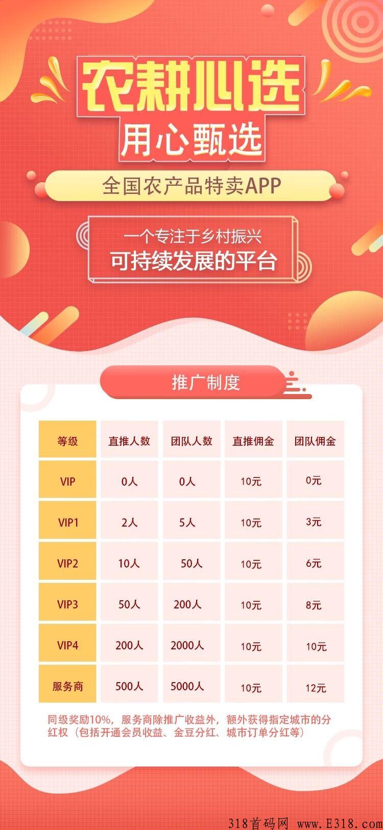 农耕心选，上架各大应用商店