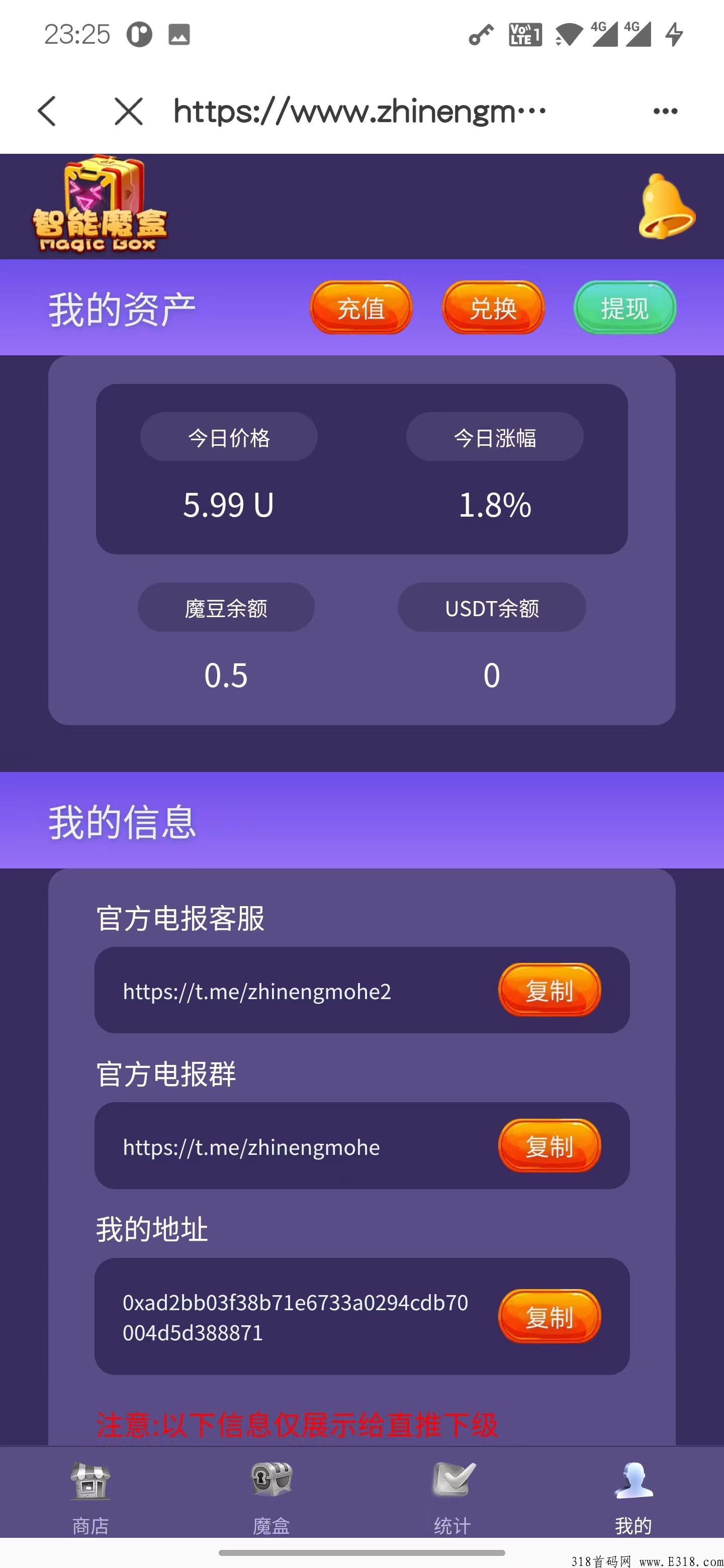 新出智能魔盒，CP模式，钱包币安链免注册，现在6U一枚
