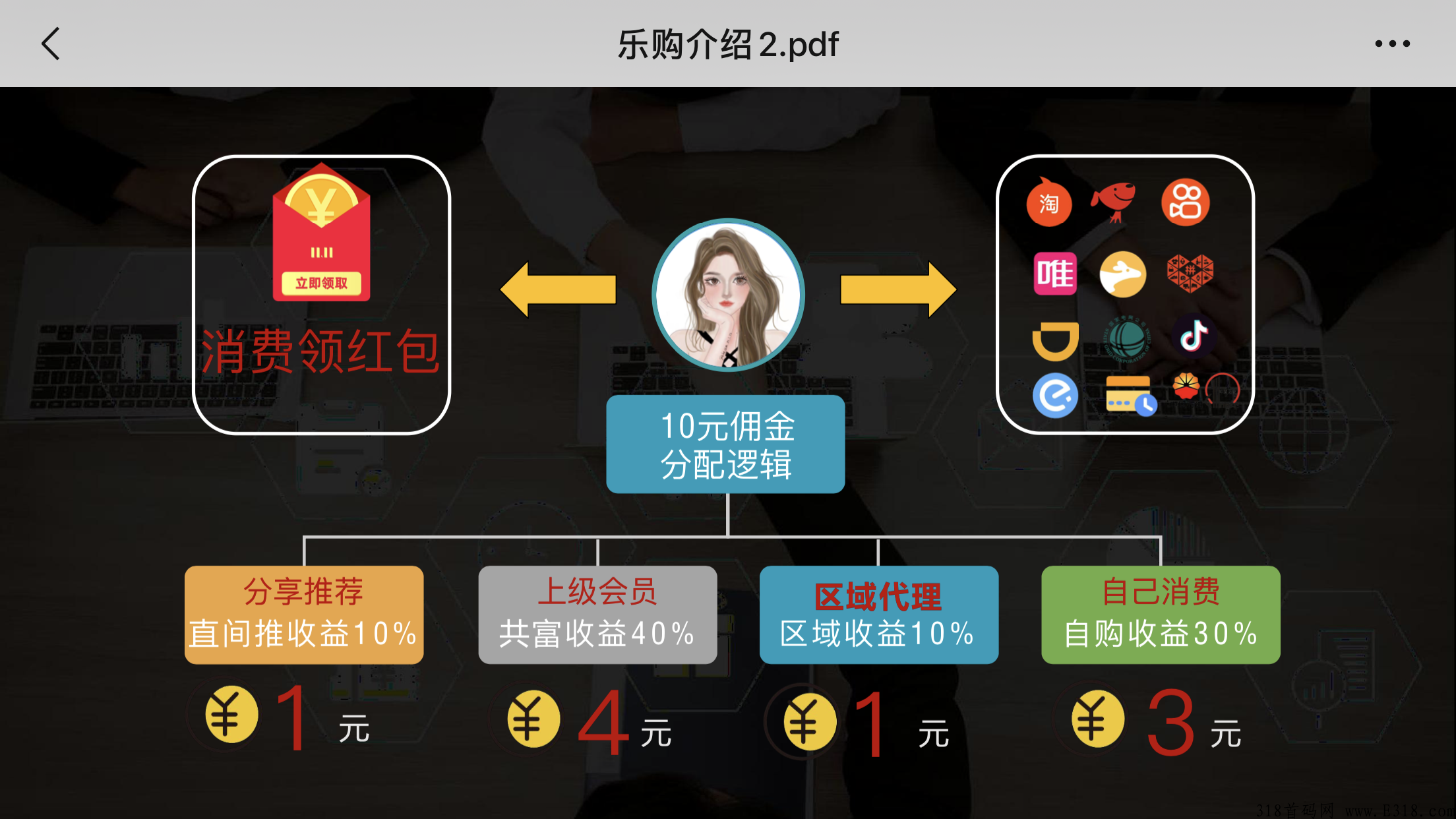 乐购生活，全新模式项目，不是盘子，244万团队