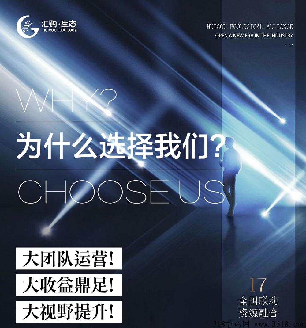 汇购生态，首码对接，一手扶持
