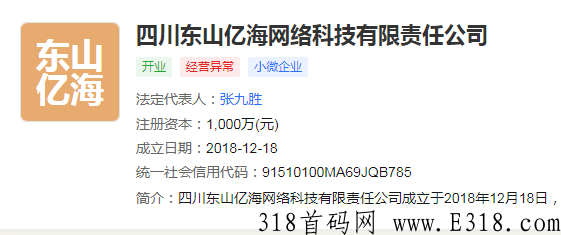 东山商城卷轴模式，实体公司，天眼可查