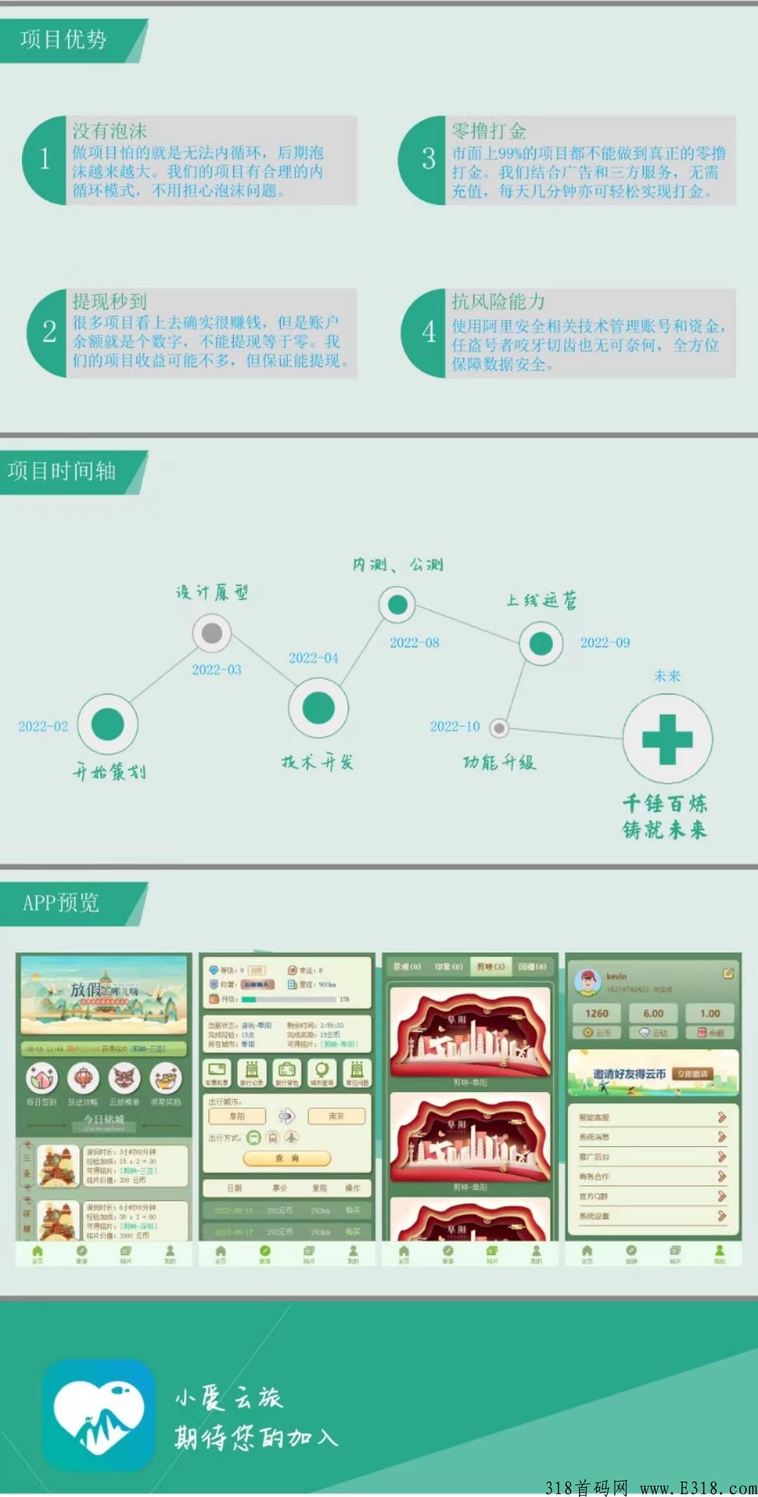 【小爱云旅】首码，策划半年，本月正式上线