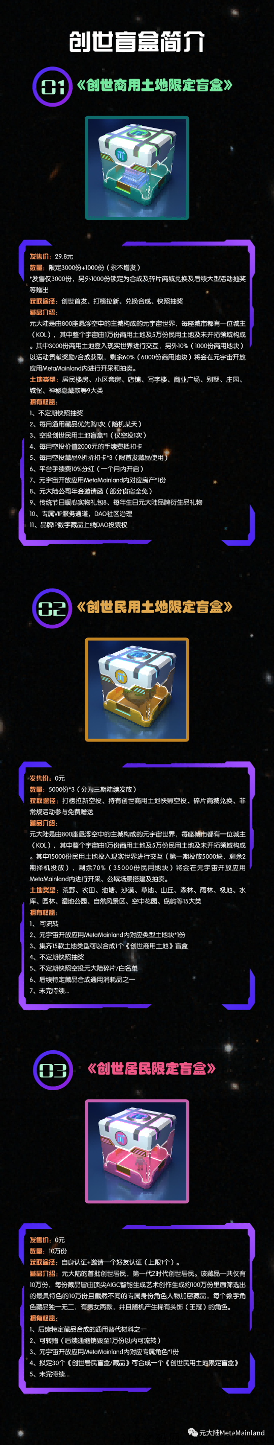 【元大陆】机构进场！最强资质元大陆数字藏品平台公测，新人免费领取创世盲盒，千W级天使轮融资