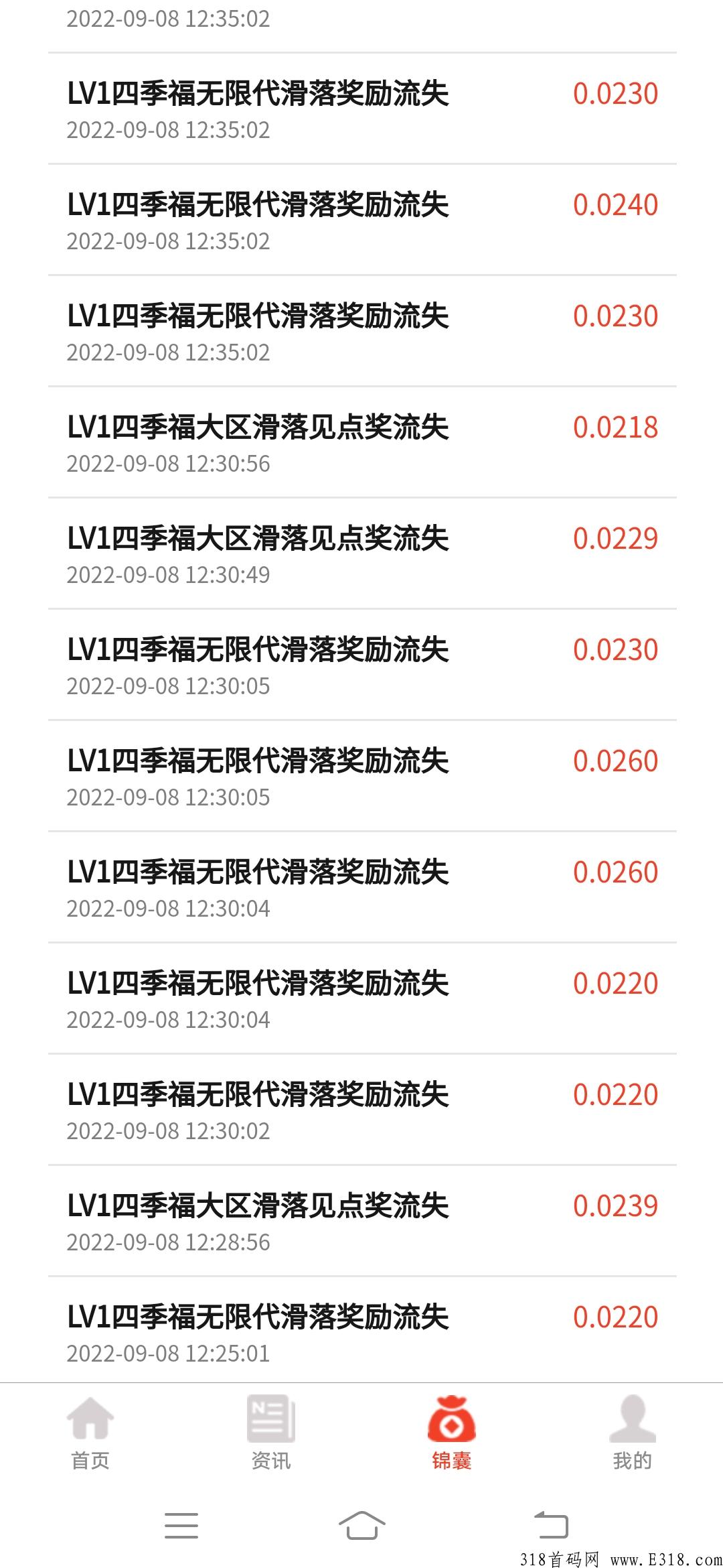 首码，七福优选，注册送团队，自动滑落见点收益