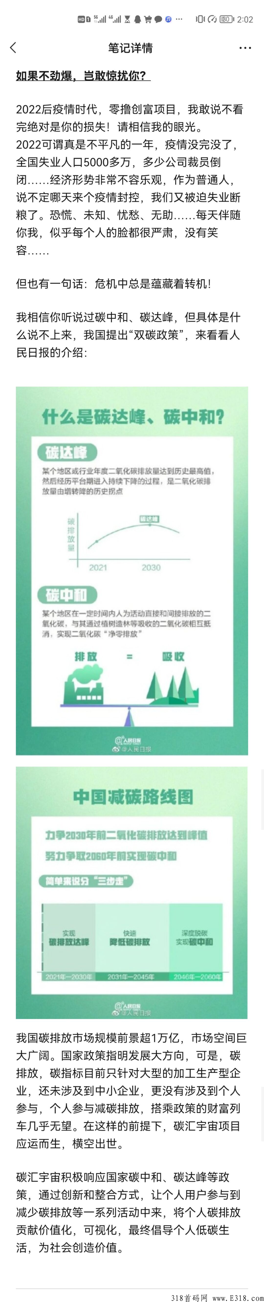 2022零撸赚钱新项目，碳汇宇宙，第一批吃肉，月入几W
