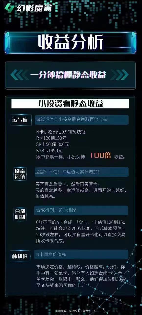 幻影魔盒，直推免单