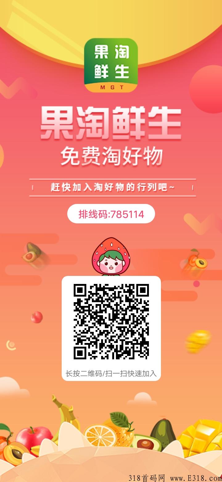 果淘鲜生大公司出手，新首码项目