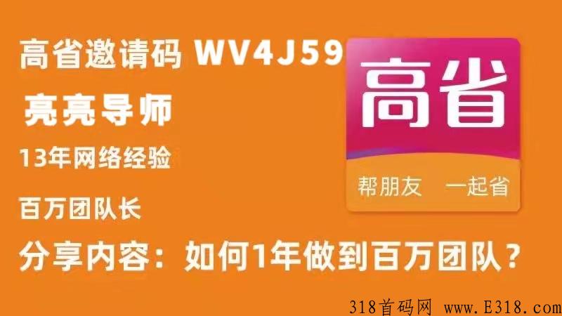 全网火爆稳定持久项目，高省合伙人招募中