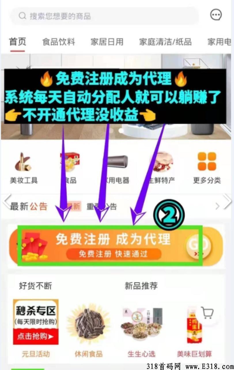 全网唯一躺赚项目，不用推广也有收益