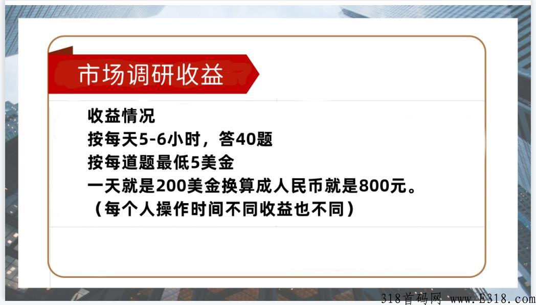 新首码项目，亚马逊企业问卷调研