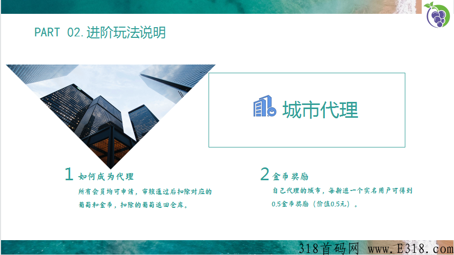 葡萄庄园，商城和卷轴搭配游戏创新玩法【永久摘葡萄没有下车，团队永不流失】盛大入驻首码项目