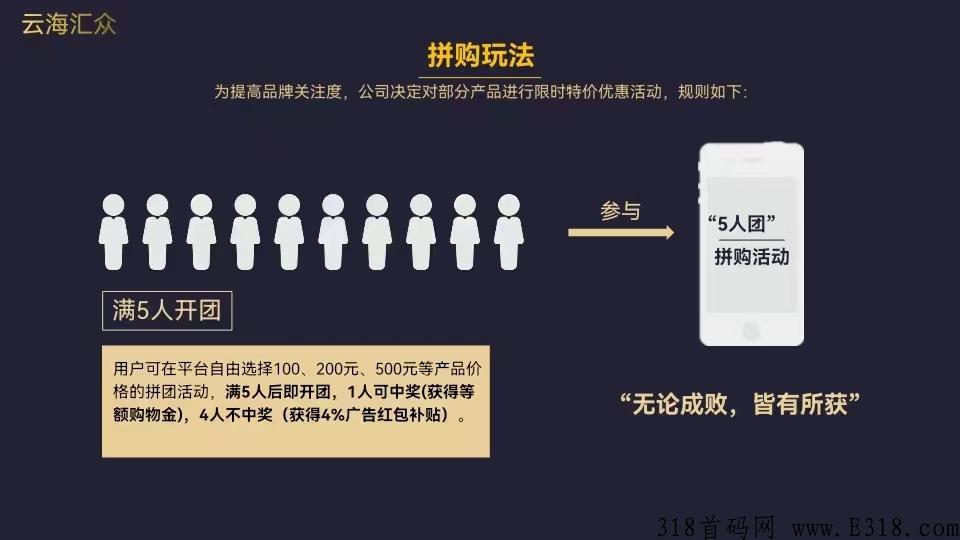 全民拼购，首码项目，预热中