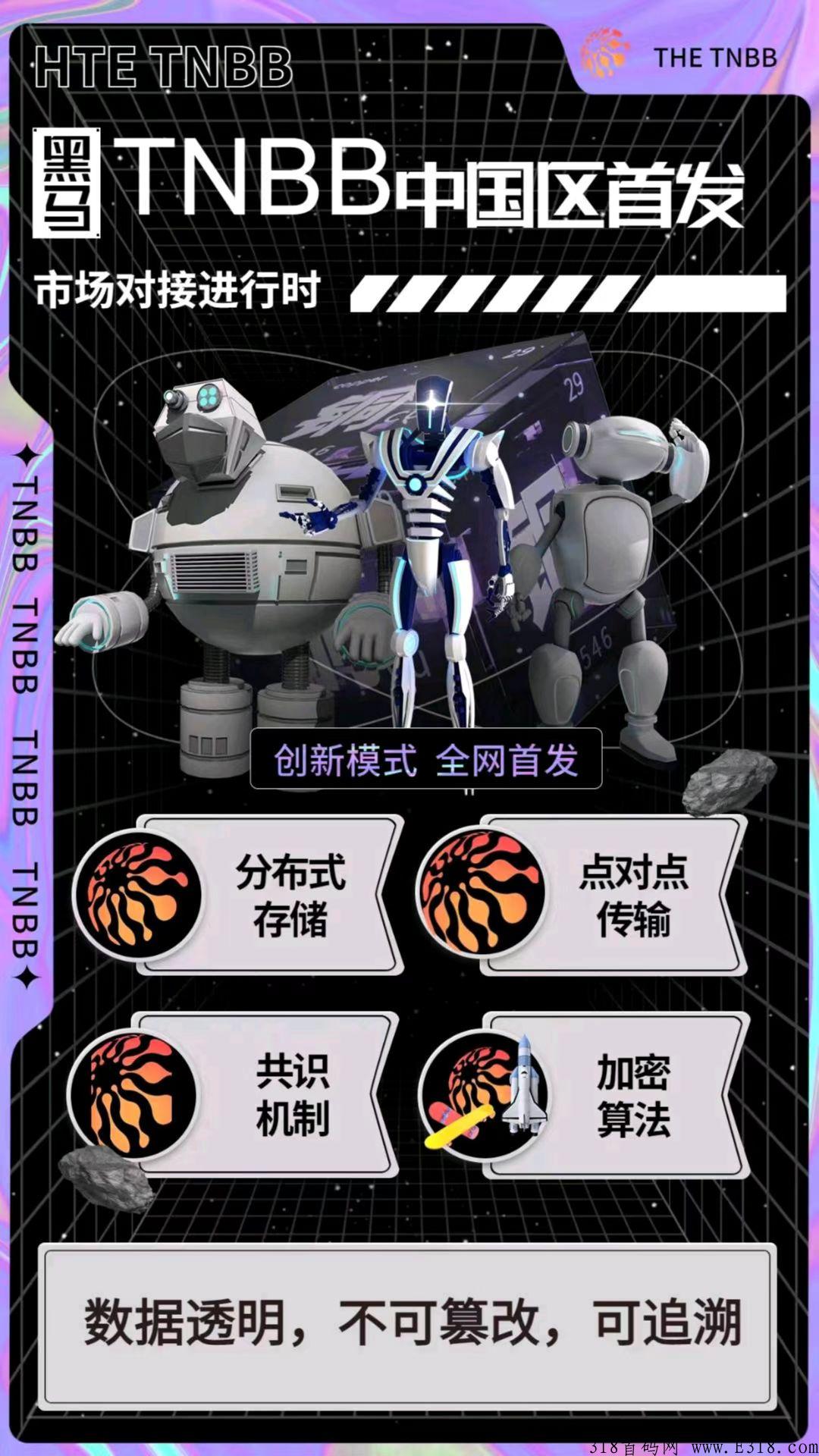 全球首发TNBB横空出世，招募市场部经理，每天单边上涨0.1CNY，w限代5扶持，抓住机会跑马圈地