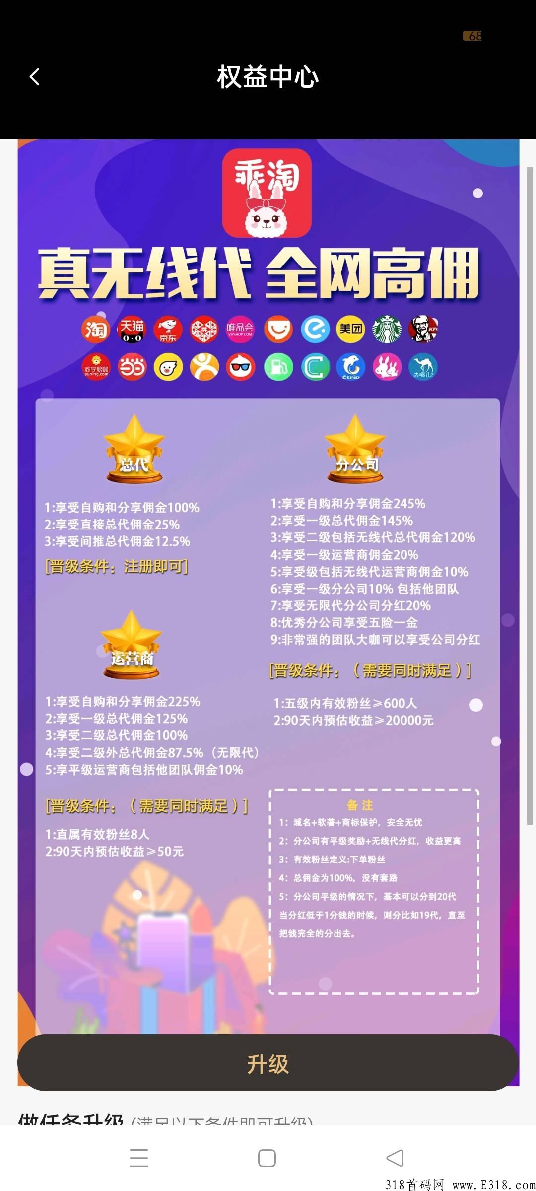 乖淘返利app，佣金最高，对接团队长，无限代分 h ，对接最高级