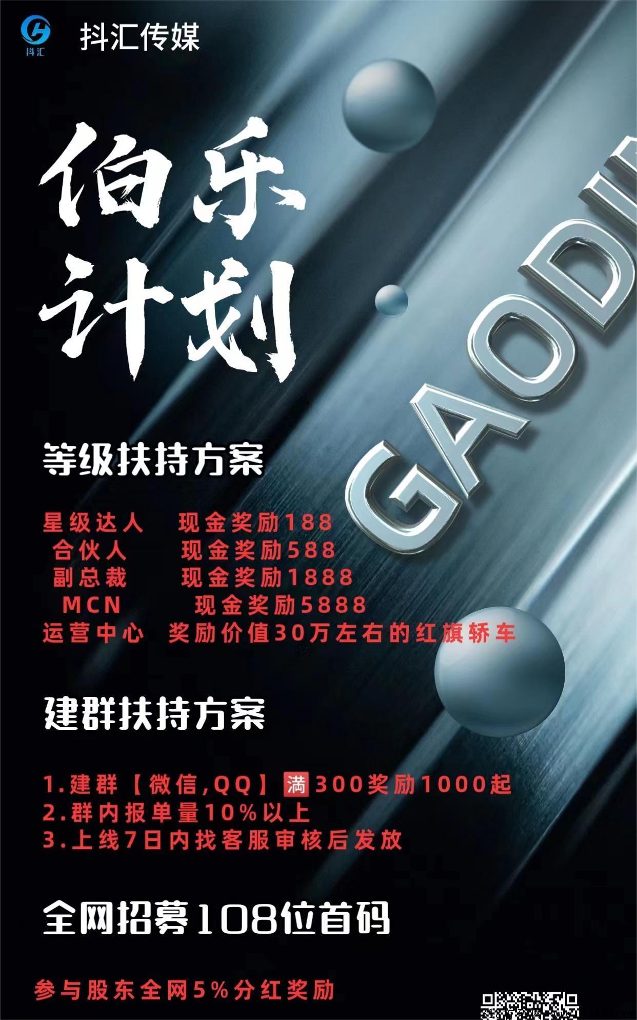 抖汇传媒直招代理！最后一批名额！需要的赶紧上车！！