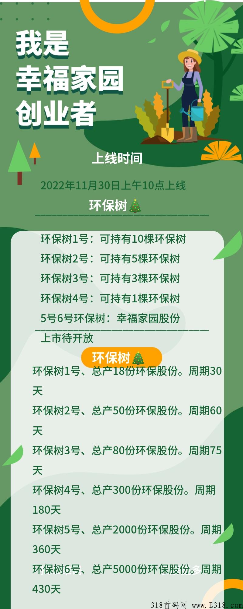 幸福家园,30号上线预热锁粉中,起始价6,无认证费无认证 幸福家园,30号上线预热锁粉中,起始价6,无认证费无认证