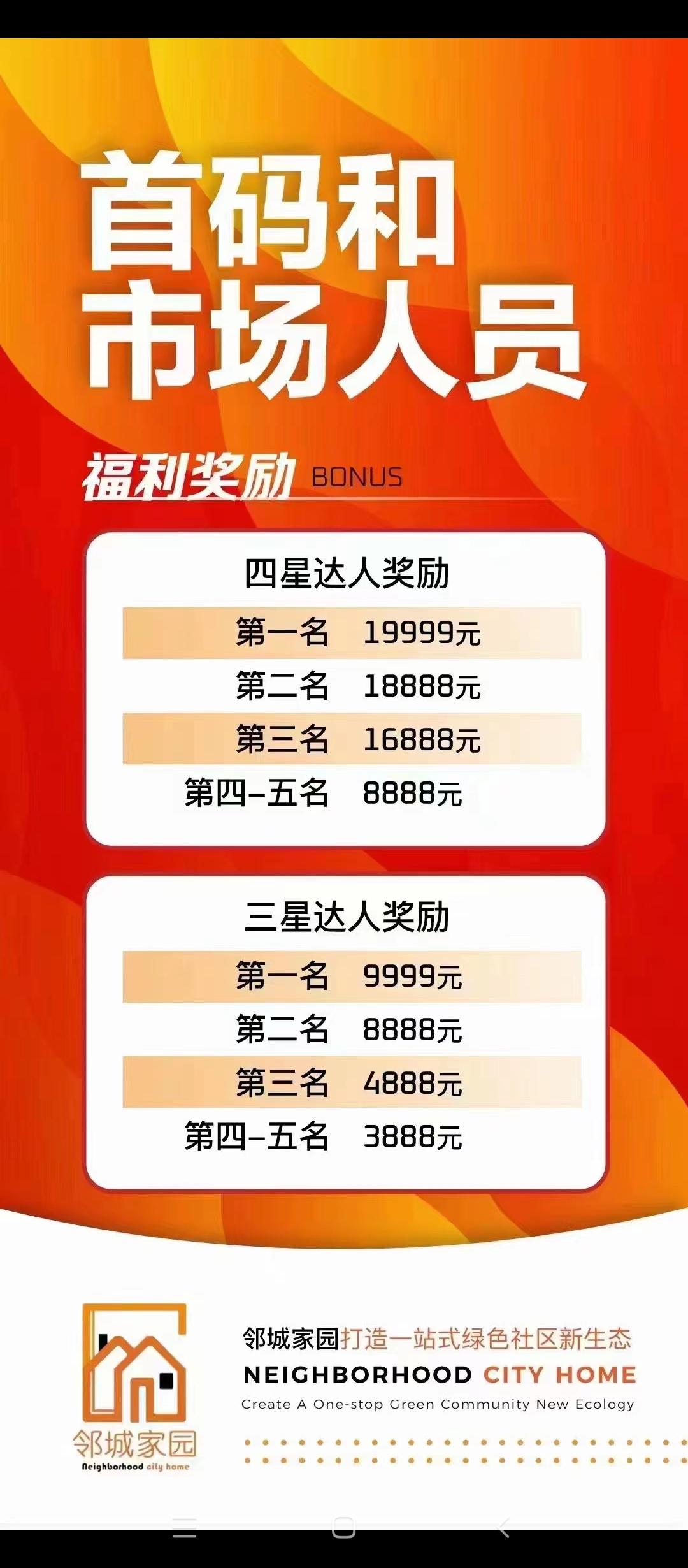 邻城家园首码预热排线，即将上线