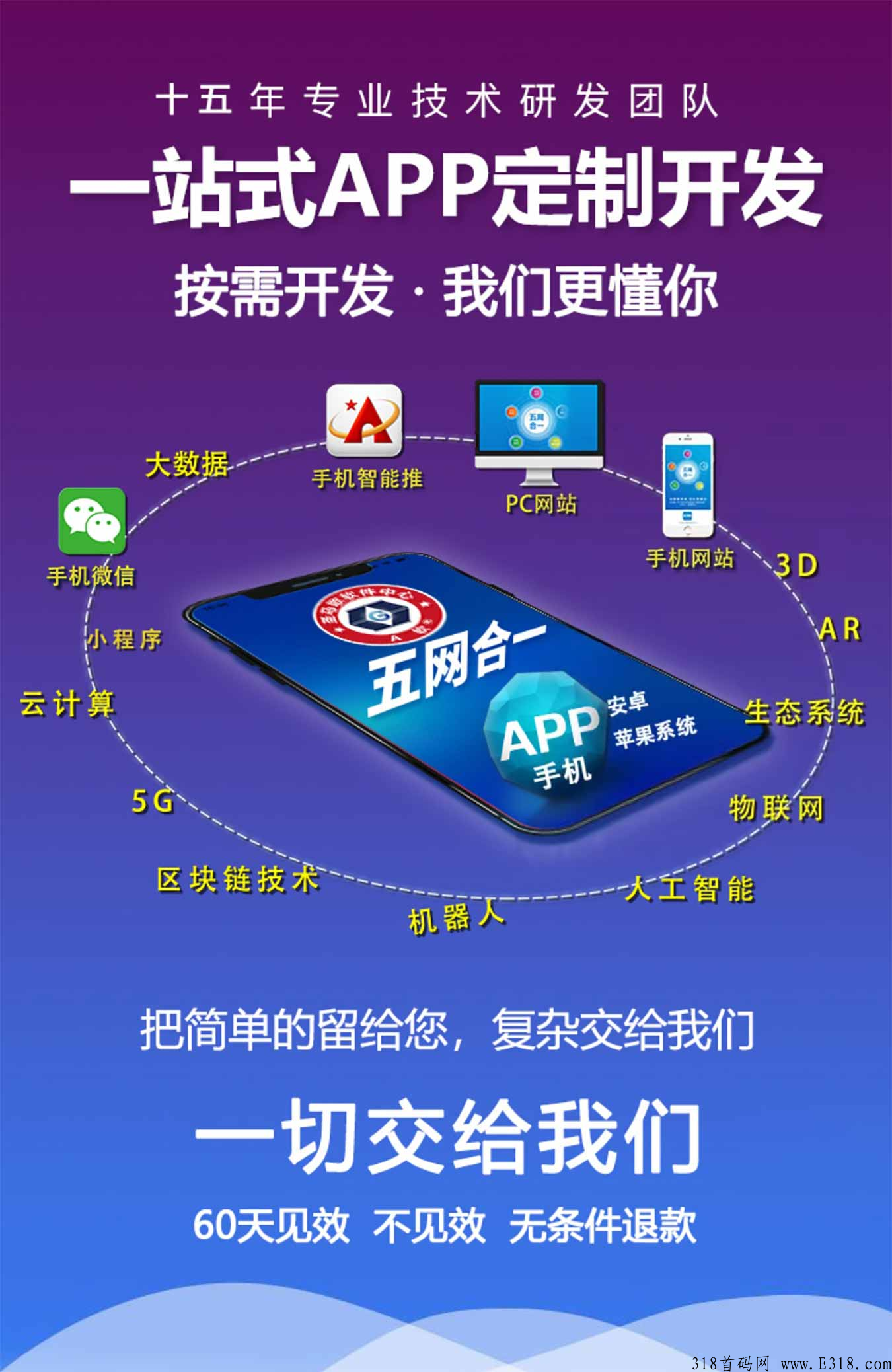 一站式APP定制开发，开发无忧，先开发，后付款