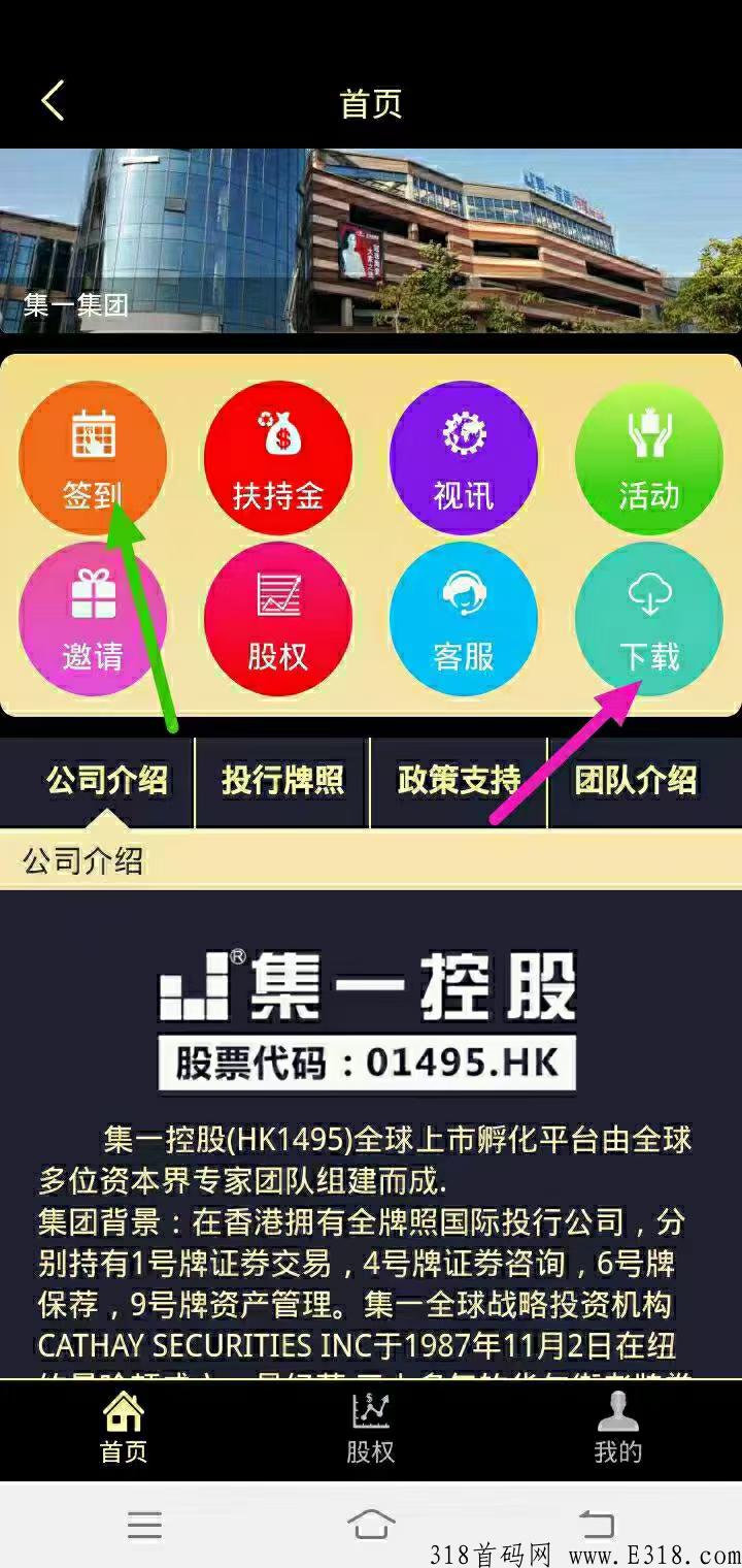 首码集一控股过大年