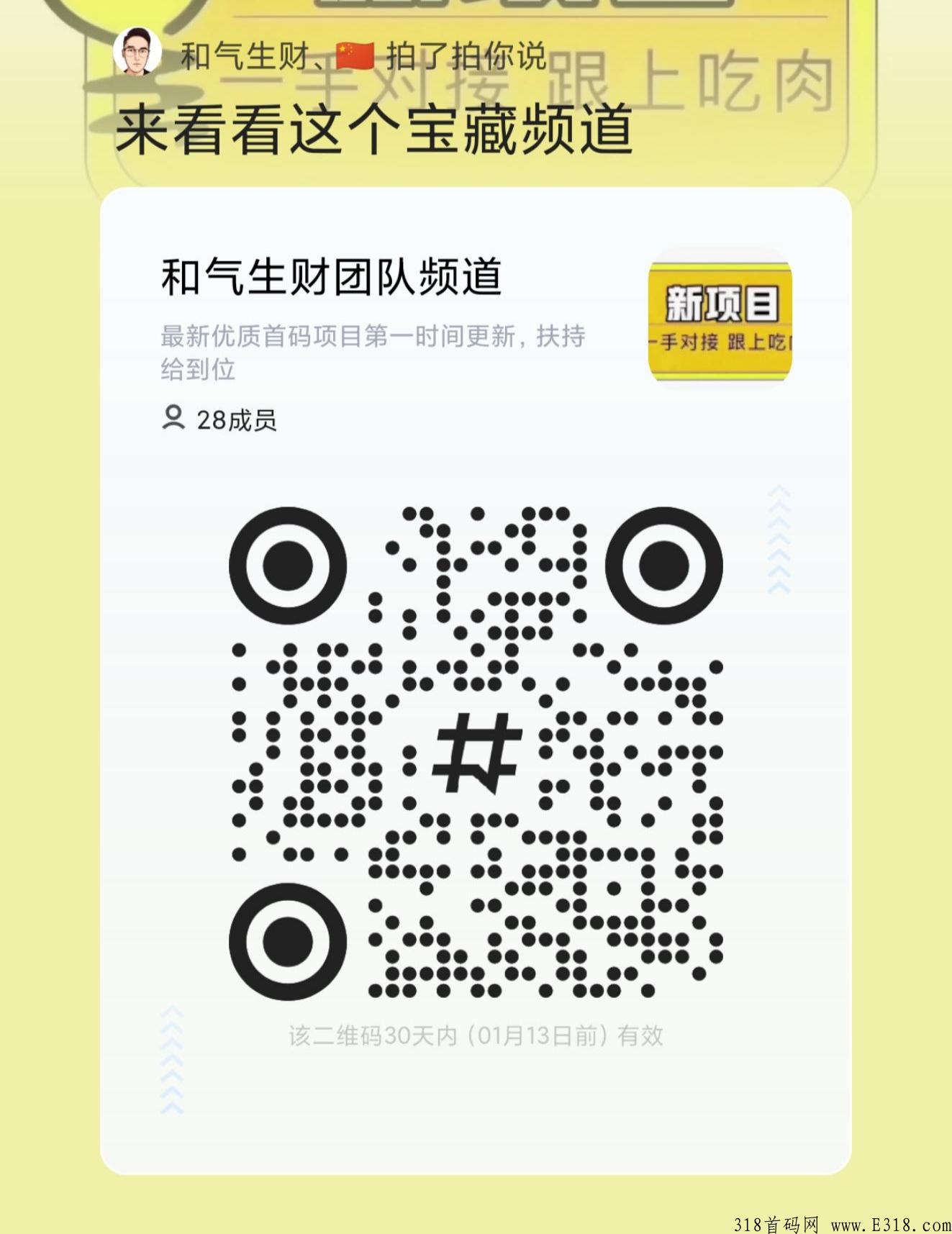 年度王炸项目,新首码项目 年度王炸项目,新首码项目