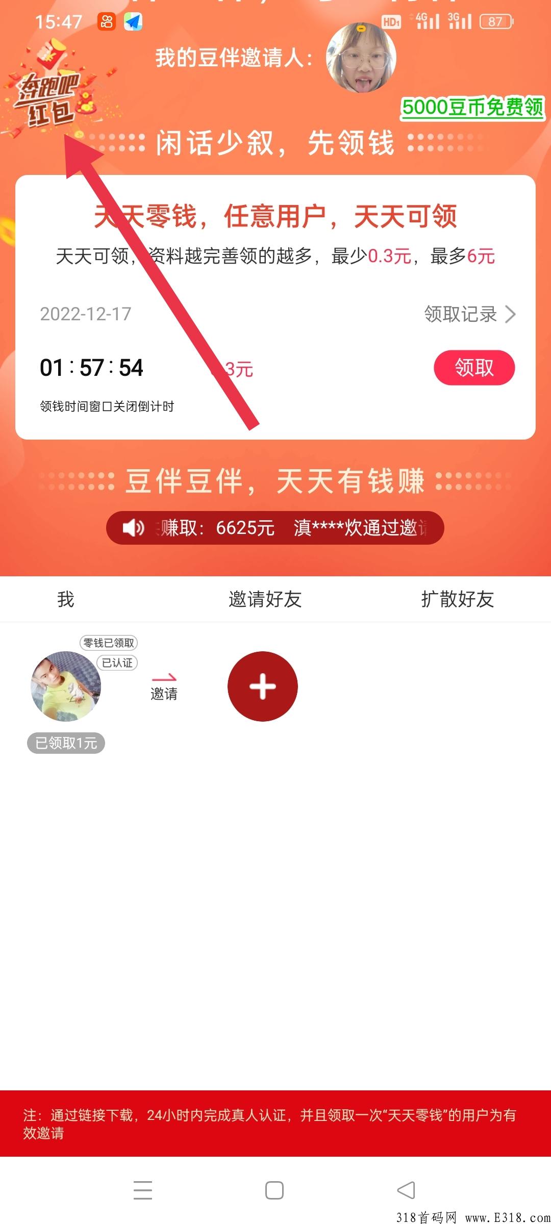 豆伴，打卡每天签到，首码对接