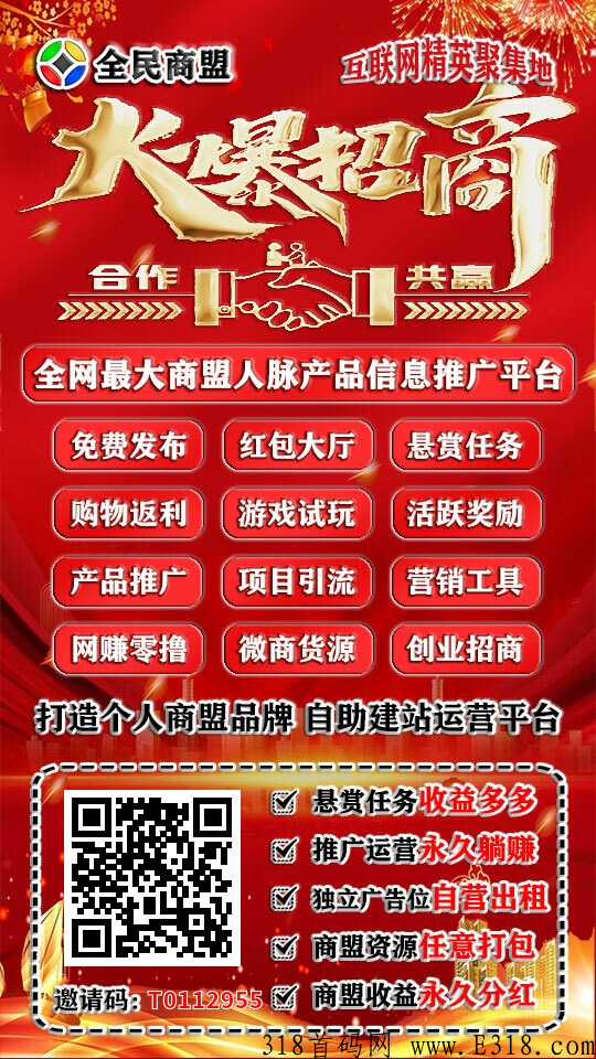 全民商盟，推广代收益