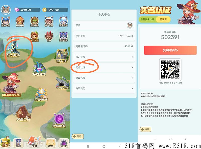 猫之幻想怎么玩，获得大量钻石每天领分h就行