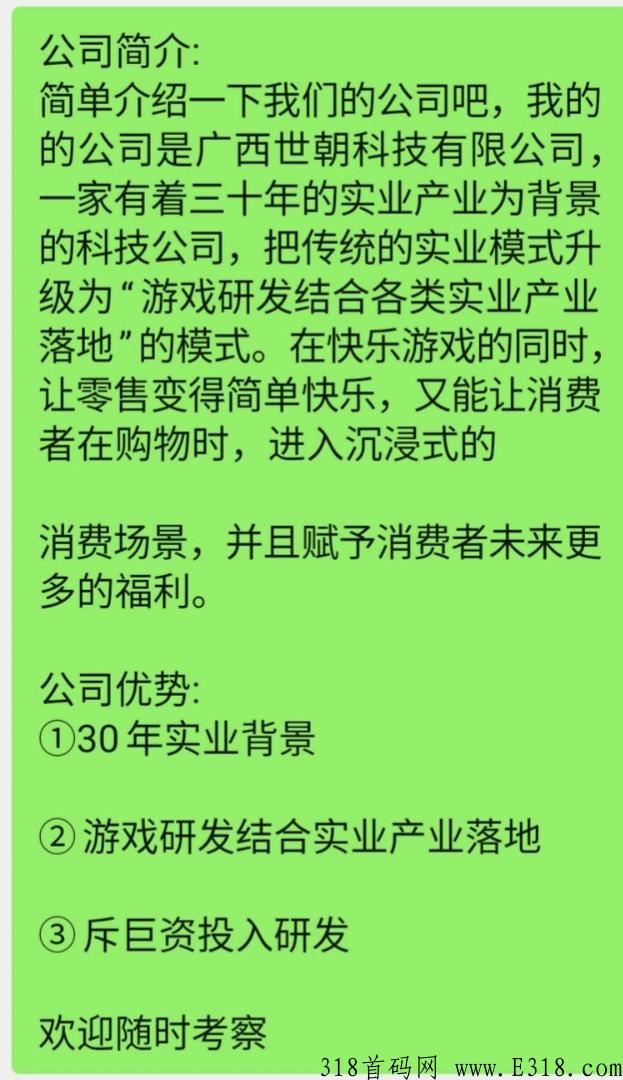 2023王炸项目《生城世朝》 类似奖券世界 预计本月上线
