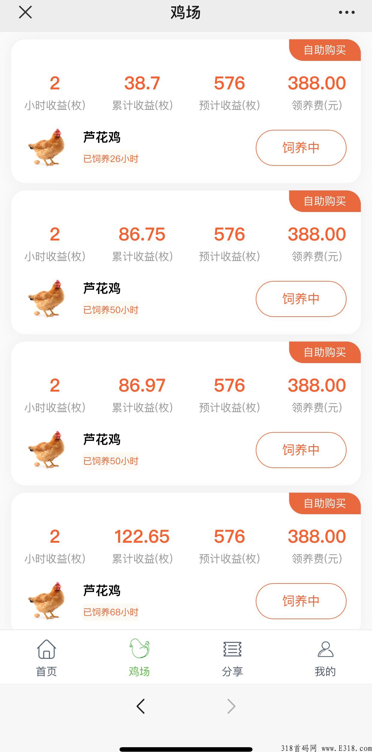 首页朋友圈，养鸡养殖刚开一秒，对接各大团长或个人，稳定平台，新玩法新扶持