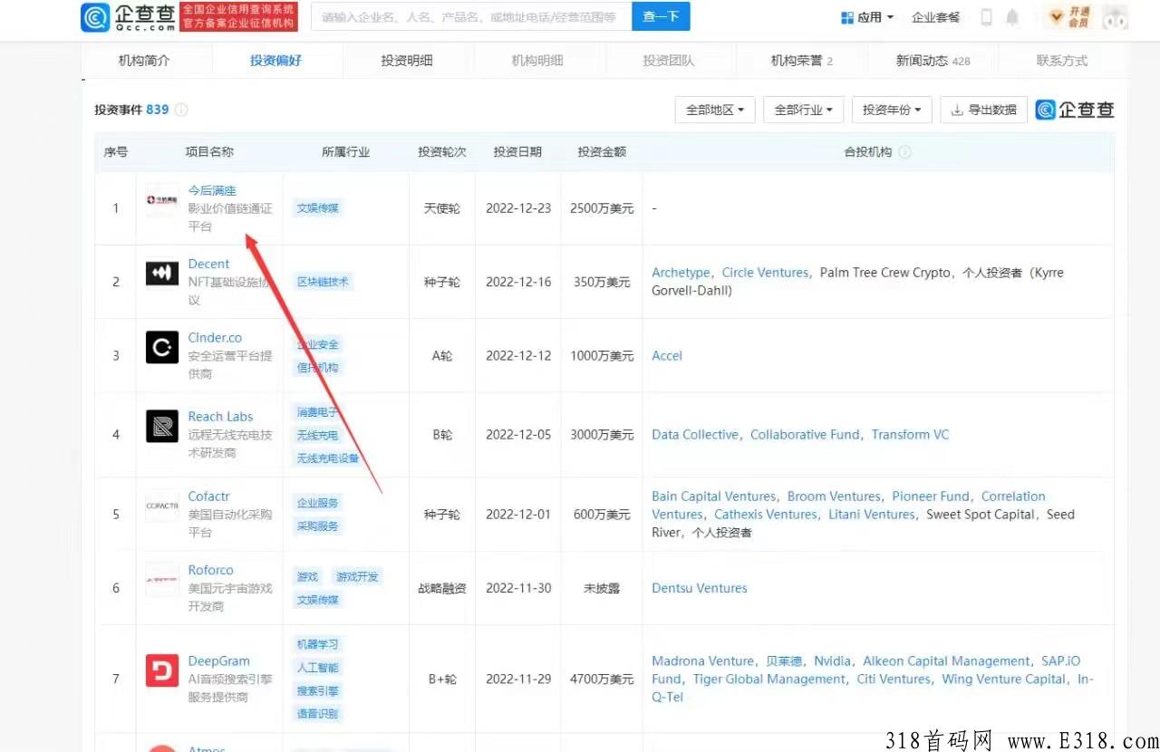 【今后满座】预热中，可撸，已经完成天使轮！